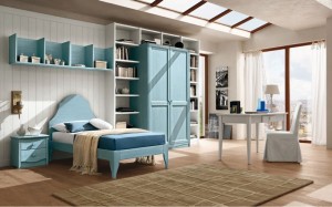Camerette callesella azzurro blu