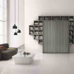 Soggiorni moderni Letto a muro convertibile in libreria