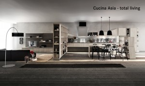 Panoramica della cucina Asia